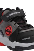 SLAZENGER VERSION Çocuk Cırt Cırtlı Siyah / Kırmızı Bot thumbnail 4