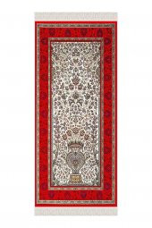 elleser Dekoratif Yıkanabilir Kaymaz Tabanlı Seccade    (80x120) - 2
