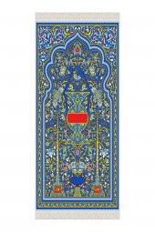 elleser Dekoratif Yıkanabilir Kaymaz Tabanlı Seccade    (80x120) - 2