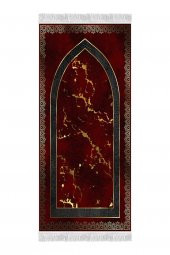 elleser Dekoratif Yıkanabilir Kaymaz Tabanlı Seccade    (80x120) - 2