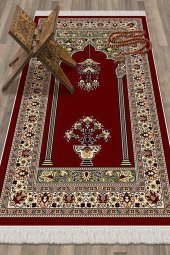 elleser Dekoratif Yıkanabilir Kaymaz Tabanlı Seccade (80x120) - 1