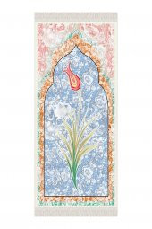 elleser Dekoratif Yıkanabilir Kaymaz Tabanlı Seccade    (80x120) - 2
