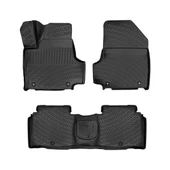 Rizline Hyundai Ioniq 5 Elektrikli (Sabit Konsol Uyumlu)  2021- Sonrası Uyumlu 3D Havuzlu Paspas - 1