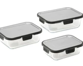 Pierre Cardin Zero Silver Cam 3'lü Saklama Kabı - 1