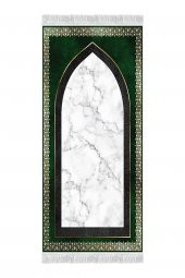 elleser Dekoratif Yıkanabilir Kaymaz Tabanlı Seccade    (80x120) - 2