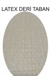 elleser Dekoratif Yıkanabilir Kaymaz Tabanlı Seccade    (80x120) - 3