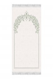 elleser Dekoratif Yıkanabilir Kaymaz Tabanlı Soft Pamuk Seccade (80x120) - 2