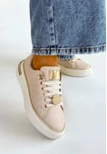 Jlar Bej Cilt Bağcıklı Spor Ayakkabı thumbnail 2