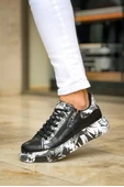 KB-02 Kuback Bağcıklı Crocodile Siyah Siyah Günlük Erkek Ayakkabı thumbnail 12