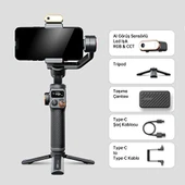 Hohem Isteady M6 Kit Akıllı Telefon Görüntü Sabitleyici Gimbal thumbnail 2