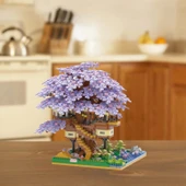 Kadablk Sakura Ağacı Ev Modeli Mikro Blok Seti - 2229 Parça - 5