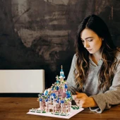 Kadablk Çiçekli Mimari Kale Serisi Mikro Blok Yapı Setleri - 4000+ Parça - 5