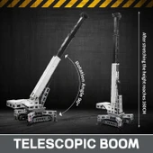 Mould King MOC Mobil Vinç Kamyon Yapı Blokları Kitleri - 4000 Parça - 4