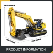 Mould King 13112 RC Ekskavatör Yapım Seti, APP Uzaktan Kumandalı - 1830 Parça - 2