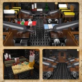 Mould King Siyah İnci Büyük Korsan Gemisi Model Yapım Setleri - 5266+ Parça - 5