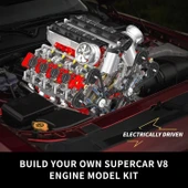 Mould King 10130 V8 Motor Yapı Blokları Seti - 2718 Parça - 4