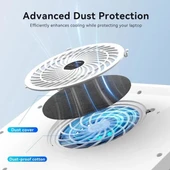 llano V12 Dizüstü Bilgisayar Soğutma Pedi 5.5" Turbofan (RGB Yok) - 4