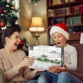 CAXIMSY Beyaz Saray Mikro Mini Yapı Blok Setleri Landmark Serisi - 3000 Parça - 6