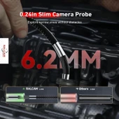 Ralcam Joystick 4 Yönlü 360° Işıklı Eklemli Boroskop Kamerası 6.2mm - 1.5m Kablo - 3