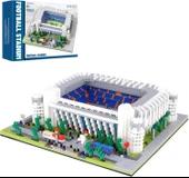 CAXIMSY Futbol Stadyumu Yapı Taşları Setleri, Futbol Mimarisi - 3500+ Parça - Beyaz - 1