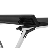 Katlanabilir Alüminyum Kamp ve Piknik Masası, Omuz Askılı Taşıma Çantasıyla L , Siyah thumbnail 3