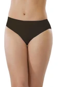 LitaeTrend Dikişsiz İz Yapmaz Bayan Slip Külot 11000 Siyah thumbnail 1
