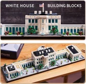 Kadablk ABD Başkenti Beyaz Saray İnşaat Seti, Mikro Blok Seti - 3430 Parça - 5