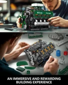 Mould King 10182 V8 Motor Yapı Taşları Setleri - 2250+ Parça - 5