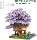Kadablk Sakura Ağacı Ev Modeli Mikro Blok Seti - 2229 Parça - 4