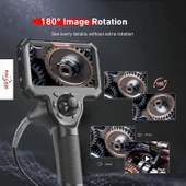 Ralcam Joystick 4 Yönlü 360° Işıklı Eklemli Boroskop Kamerası 6.2mm - 1.5m Kablo - 6