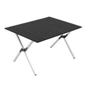 Katlanabilir Alüminyum Kamp ve Piknik Masası, Omuz Askılı Taşıma Çantasıyla L , Siyah thumbnail 7