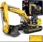Mould King 13112 RC Ekskavatör Yapım Seti, APP Uzaktan Kumandalı - 1830 Parça - 1