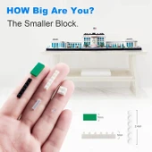 Kadablk ABD Başkenti Beyaz Saray İnşaat Seti, Mikro Blok Seti - 3430 Parça - 4