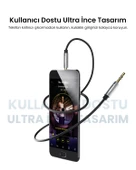 UGREEN 3.5 mm Aux Ses Kablosu, 2 Metre, Siyah, 10735 - 10