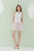 Pembe Kurdele Crop Şort Takım thumbnail 3