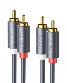 UGREEN 2 RCA - 2 RCA Ses Kablosu, 5 m, Antrasit, 10520 - 3