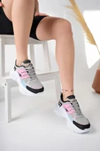 Kadın Yüksek Taban Şık Sneaker Ayakkabı Z040 - 6