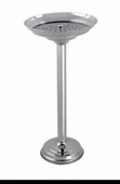 LitaeTrend Şampanya Ayaklı Metal Küllük 31x31x65 Cm Royaleks-CLK-497 - 1