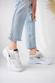 Kadın Yüksek Taban Şık Sneaker Ayakkabı Z040 - 7
