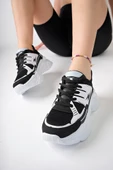 Kadın Yüksek Taban Şık Sneaker Ayakkabı Z040 - 3