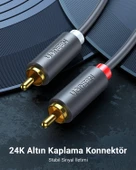 UGREEN 2 RCA - 2 RCA Ses Kablosu, 5 m, Antrasit, 10520 - 8