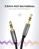 UGREEN 3.5 mm Aux Ses Kablosu, 2 Metre, Siyah, 10735 - 3