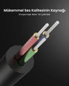 UGREEN 3.5 mm Aux Ses Kablosu, 2 Metre, Siyah, 10735 - 6