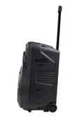 Midex 280 Watt Portatif Taşınabilir Karaoke Eğlence Mikrofonlu Ses Sistemi MXR-280 (Bluetooth Kayıt Usb Şarjlı) - 4