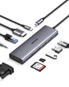 UGREEN 10'u 1 Arada USB-C Hub - 4K HDMI, Ethernet, PD, Kart Okuyucu 15601 - 1