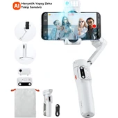 Hohem Isteady V3Yapay Zeka Takip Sensörlü 3 Eksenli Telefon Sabitleyici Gimbal thumbnail 1