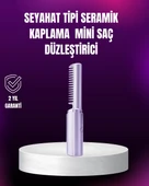 Kablosuz USB Şarjlı Saç Düzleştirici Tarak – Seyahat Boy thumbnail 1