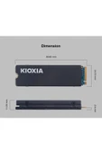 Kioxia Exceria 2TB PCI-Express 4.0 M.2 SSD LSC11K2T04G8 - 3