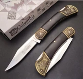 AlsepeteAvm A1030-B Nakış İşlemeli Manuel Kamp Çakısı - 1