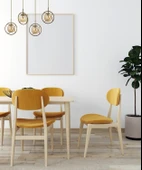 AVONNI AV-60291-4EY Eskitme Kaplama Avize E14 Metal Cam 80x22cm thumbnail 3